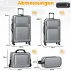 KESSER® Reisekoffer Set 4-teilig | Trolley Kofferset Produktbild-Vorschau 2
