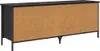 vidaXL Botník s policí černý dub 131 x 35 x 50 cm Náhled obrázku produktu 7