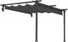 A gray pergola with a retractable canopy, shown against a white background. Náhľad obrázku produktu