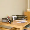 Relaxdays Schreibtisch Organizer Set, 7-teilig, Metall, Produktbild-Vorschau 2