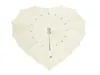 ombrello a forma di cuore 110 cm in poliestere crema Anteprima dell’immagine prodotto 6