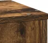 vidaXL Stojan na rastliny údený dub 33x33x100 cm materiál Náhľad obrázku produktu 7