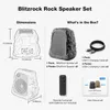 BlitzRock Solar Gartenlautsprecher 2er Set 30W (60W Stereo) Produktbild-Vorschau 8