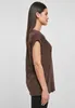 Urban Classics Ladies - Organic Extended Shirt braun - XXL Voir les images du produit 11