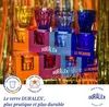 Set di 4 lenti in vetro temperato Duralex® 250 mll Anteprima dell’immagine prodotto 3