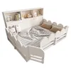 Lit bas pour enfant 140 x 190 cm, lit en bois avec sommier Voir les images du produit 3