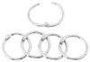 20 Stück Metall-Hingeringe, Buchbinderinge, Schlüsselringe Produktbild-Vorschau 2