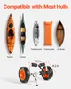 Various watercraft and a cart are shown, with dimensions indicated for the cart. Anteprima dell’immagine prodotto