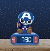 Réveil avec Veilleuse Captain America en 3D Voir les images du produit 6