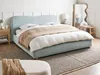 BELIANI Bett mit Bettkasten Hellblau Chenille Stoff Produktbild-Vorschau 2