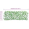 vidaXL Mříž s umělým břečťanem rozkládací zelená 180x65 cm Náhled obrázku produktu 5