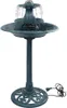 vidaXL Vogelbad mit Springbrunnen Grün 50×91 cm Kunststoff Produktbild-Vorschau 6
