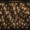 vidaXL LED světelný závěs 10 m 400 LED teplá bílá 8 funkcí Náhled obrázku produktu 5