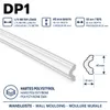 Wandleiste DP1 Weiß, 175 x 4 x 1,8 cm, Zierleiste aus Produktbild-Vorschau 2