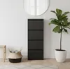 Pisa Armoire à chaussures à 4 rabats/portes métal noir. Voir les images du produit 7