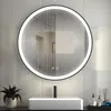 LED Spiegel mit Beleuchtung Rund Badezimmerspiegel 60x60cm Produktbild-Vorschau 1
