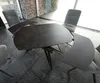 DELIFE Esstisch Carlow 130/200x95 cm Keramik Grau Metall Produktbild-Vorschau 3