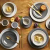 Suppenteller Malmö 20 cm anthrazit 6er-Set Steingut – Van Produktbild-Vorschau 6