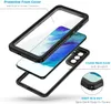 An exploded view of a phone case showing its layers and features. Produktbild-Vorschau