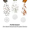 VonBueren Gewürzgläser eckig leer | Set mit 24 x 120 ml | Produktbild-Vorschau 6