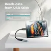 deleyCON USB-C auf USB-A Adapter Kabel USB 3.0 OTG, 17cm Produktbild-Vorschau 4