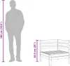Garten-Ecksofas 2 Stk. Honigbraun Massivholz Kiefer Produktbild-Vorschau 8