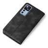 A black flip case for a smartphone is shown from a slightly elevated diagonal angle against a white background. Produktbild-Vorschau