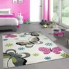 Farbenfroher Schmetterling-Teppich für Kinderzimmer in Produktbild-Vorschau 1