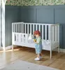 ZEE BAMBI Łóżeczko niemowlęce dziecięce 120x60 cm białe 2w1 Podgląd zdjęcia produktu 7