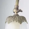 Wandleuchte Messing massiv Glas Floral verstellbar Produktbild-Vorschau 6