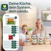 8 pezzi contenitori per alimenti in vetro, con coperchio, Anteprima dell’immagine prodotto 8
