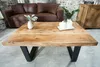 Massiver Couchtisch ARTE 100cm natural Mango-Holz Produktbild-Vorschau 4