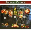 Weihnachten LED Weihnachtsmann Fenster Licht Wasserdicht Produktbild-Vorschau 6
