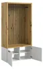 home24 Kompaktgarderobe - Weiß / Eiche Artisan Nachbildung Produktbild-Vorschau 7