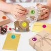 GKA 50 Stück Geschenkaufkleber Smiley lächelndes Gesicht Produktbild-Vorschau 3