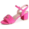 topschuhe24 3035 Damen Riemchen Sandalen, Farbe:Pink, Produktbild-Vorschau 2