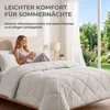 Sleep Comfy Deluxe 2-in-1 Sommer Bettdecke 240x220 cm Vapor Produktbild-Vorschau 6