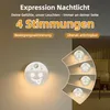 2 Stück Nachtlicht mit Bewegungsmelder, Dimmbar Nachtlampe Produktbild-Vorschau 2