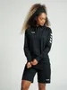 Hummel Hmlgo Felpa Con Cappuccio In Cotone Donna Nero Nero Anteprima dell’immagine prodotto 3