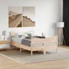 vidaXL Massivholzbett ohne Matratze 120x190 cm Kiefernholz Produktbild-Vorschau 2