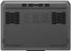 The underside of a dark gray laptop. Produktbild-Vorschau