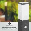 LED Wegeleuchte eckig 80cm mit Bewegungsmelder und 2 Produktbild-Vorschau 6