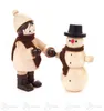 Thiel-Figur Schneemannbauer mit Schneemann - natur Produktbild-Vorschau 1