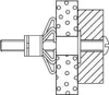fischer Hohlraum-Metalldübel, HM 6 x 52 SK, Packung mit 4 Produktbild-Vorschau 4