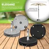 tillvex® Pied de parasol en granit avec roulettes & poignée Voir les images du produit 7