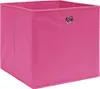 vidaXL Úložné boxy 10 ks. Netkané 28x28x28 cm Růžové Náhled obrázku produktu 1