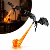 Drachen Deko 3D-Druck feuerspeiend – Flügel 20cm, schwarz, Produktbild-Vorschau 1