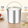 Seau en acier inoxydable de 18 litres - Seau de stockage - Voir les images du produit 11