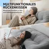 Björn&Schiller Rückenkissen grau 120 cm - Lesekissen für Produktbild-Vorschau 2