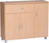 FineBuy Sideboard Buche SETE 90 x 75 x 30 cm Schränkchen 1 Produktbild-Vorschau 5